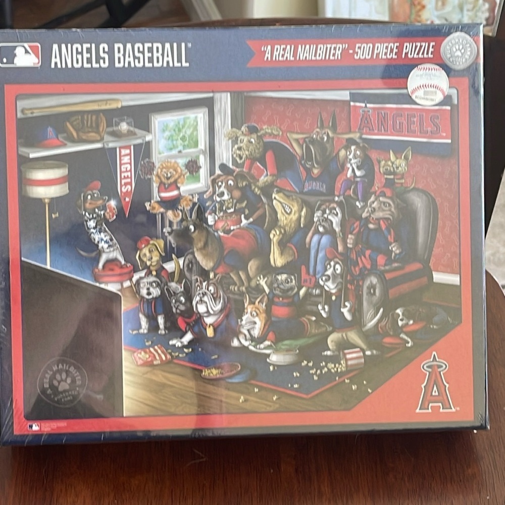 You the Fan Angels Baseball 500 Piece Puzzle Sealed Baseball